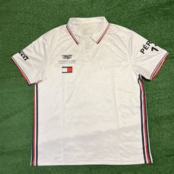 Tommy Hilfiger Cadillac Formula 1st Team White Polo 