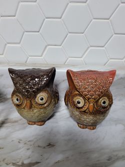 Owl Figurines Set of 2