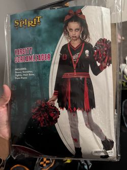 Cheerleader kids costume