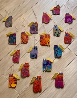 Laura Burch Fantastic Angeli-cats Ornament Collection