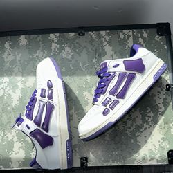 amiri purple skel-top low (US 10)