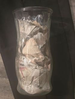 Clear Glass Flower Vase