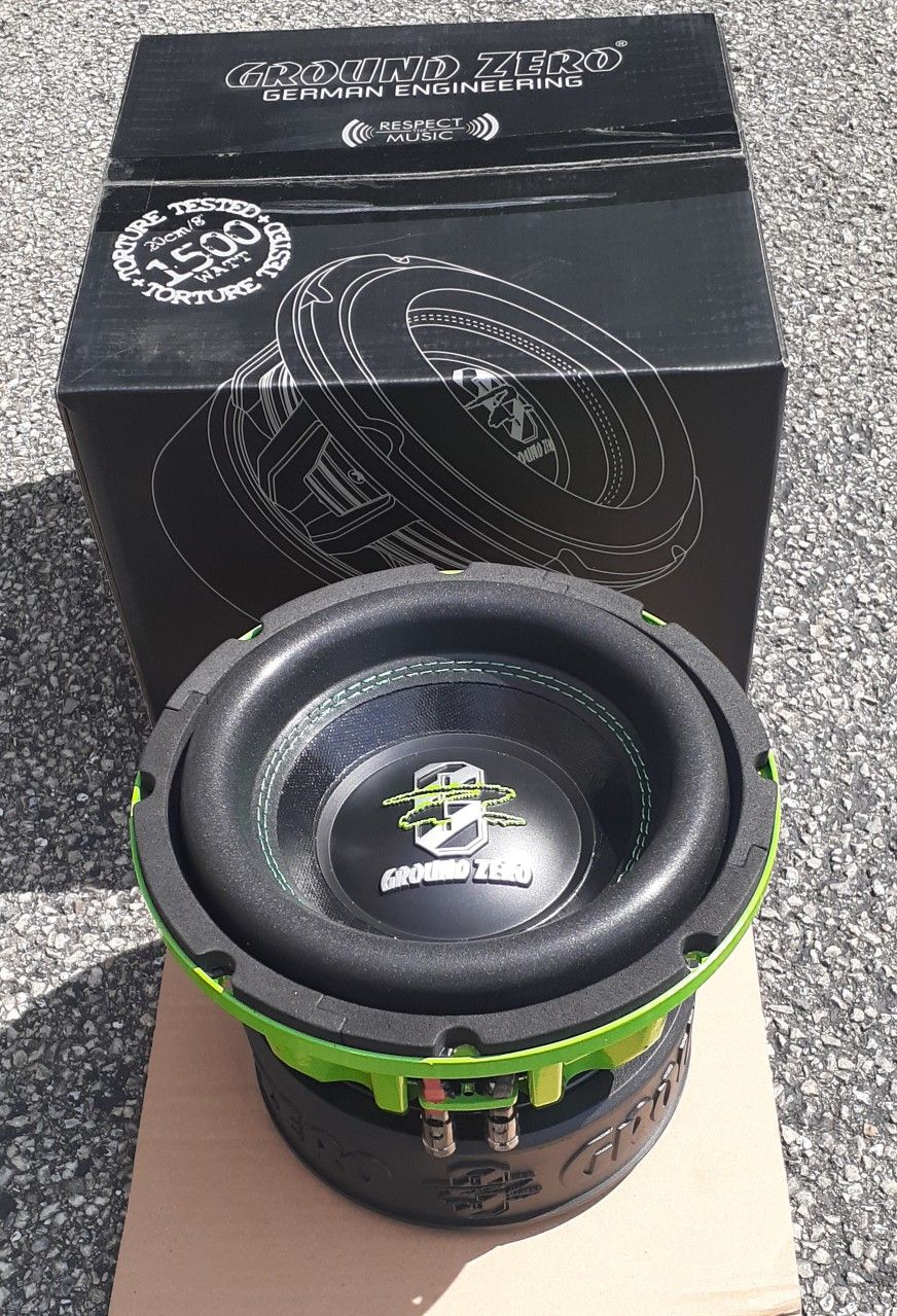 NEW! 8" SPL Subwoofer