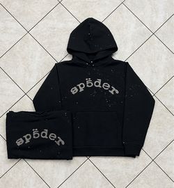 Band new Sp5der vvs rhinestone hoodie (correct color logo) size:S-M-L-XL with tags heavyweight