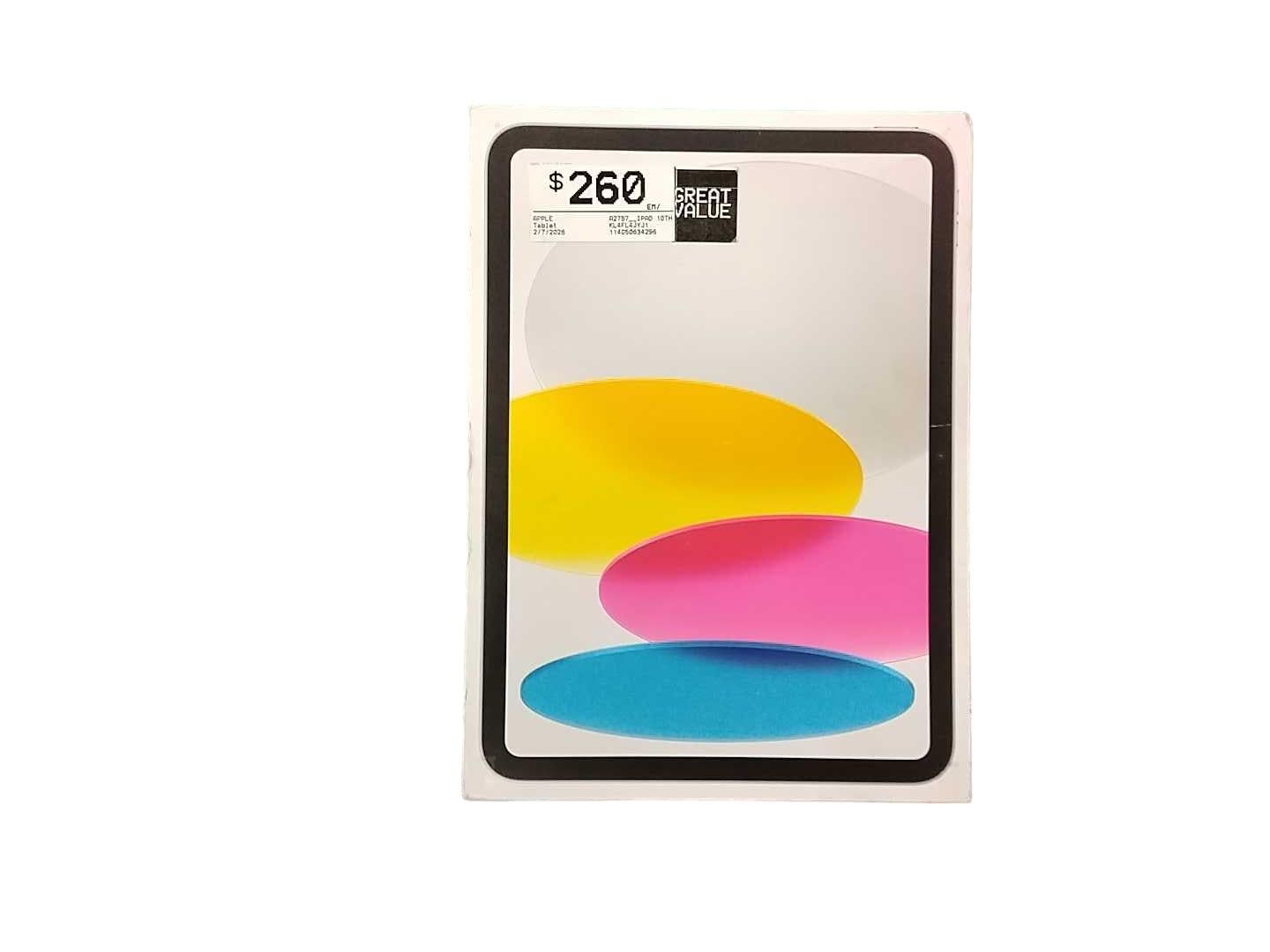 Apple A2757__ipad 10th Gen Silver Tablet