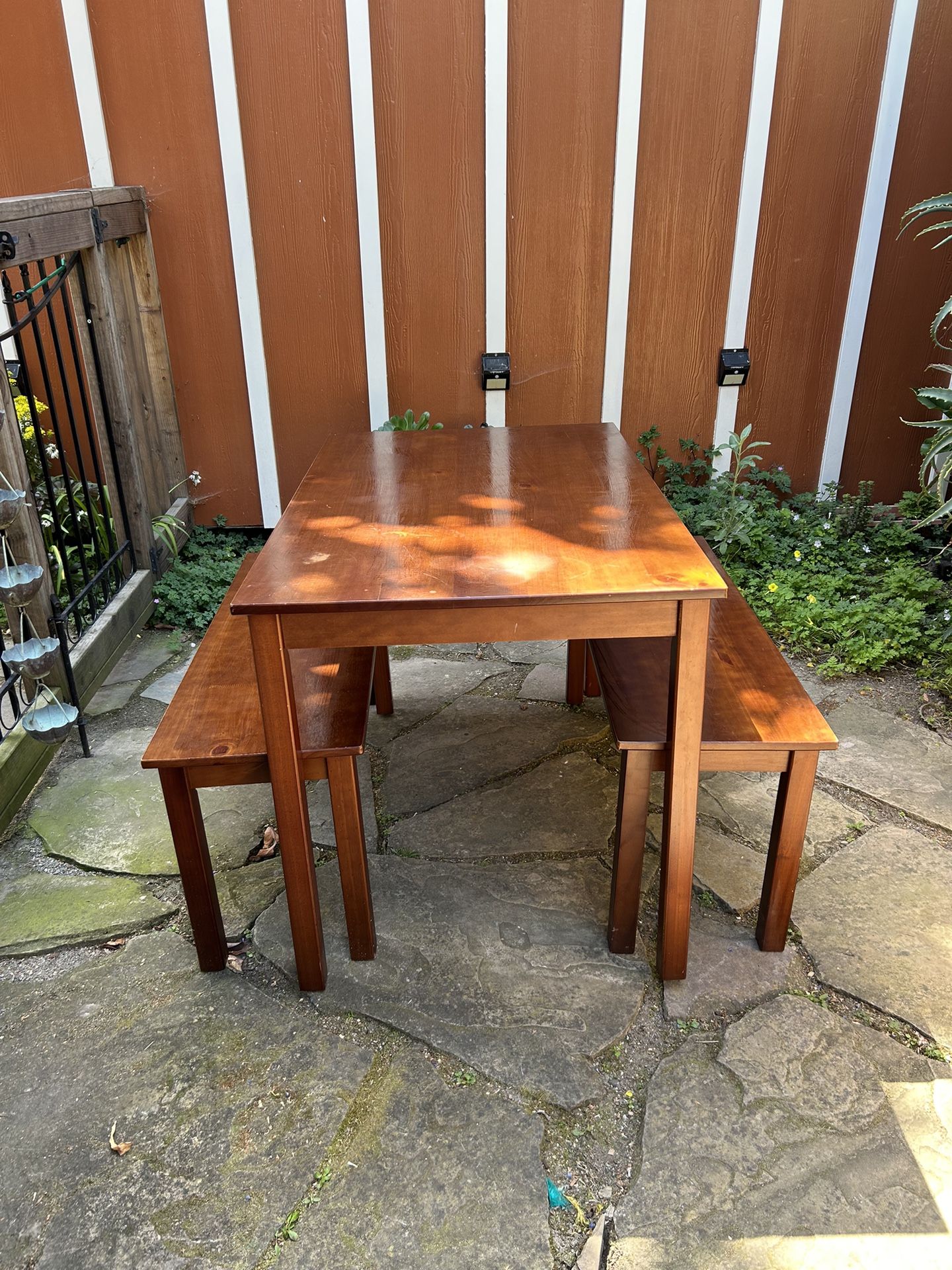 Dining Table With Benches