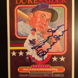 Duke Snider Autograph