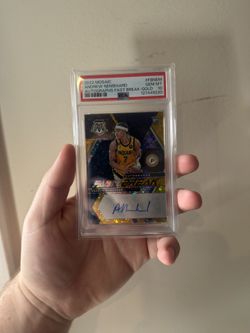 Andrew Nembhard Psa 10 Rookie Fast Break Gold Auto