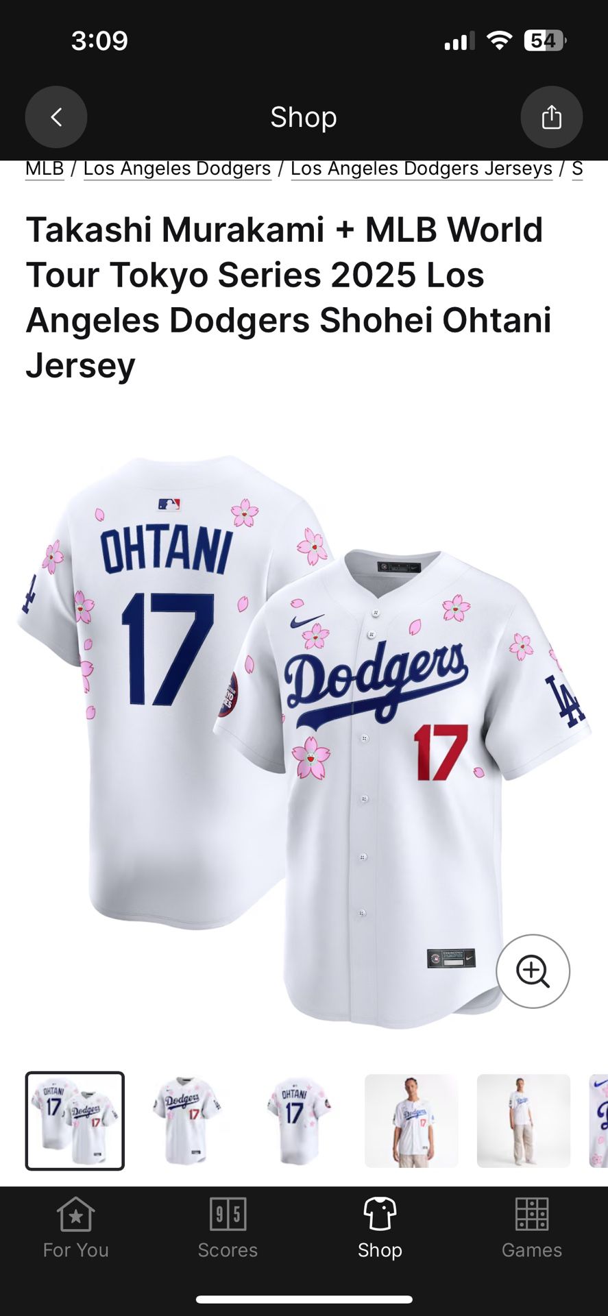 り*ー様 Dodgers Ohtani ユニフォーム　Lサイズ Dodgers Ohtani ユニフォーム 17号