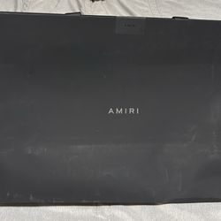 Red and White Amiri Shirt