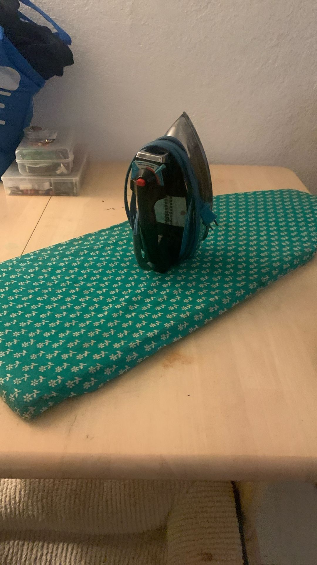 VINTAGE Iron With Portable Iron board