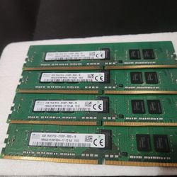 SK Hynix 4GB DDR4 Server RAM Set of 4