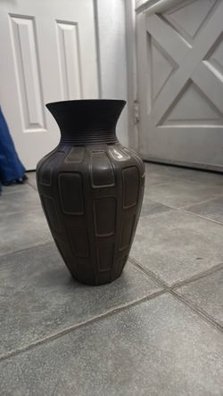 Dark Brown Decorative Floor Vase
