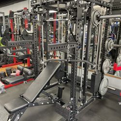 SMITH MACHIN🔹CABLE MACHINE🔹SQUAT RACK