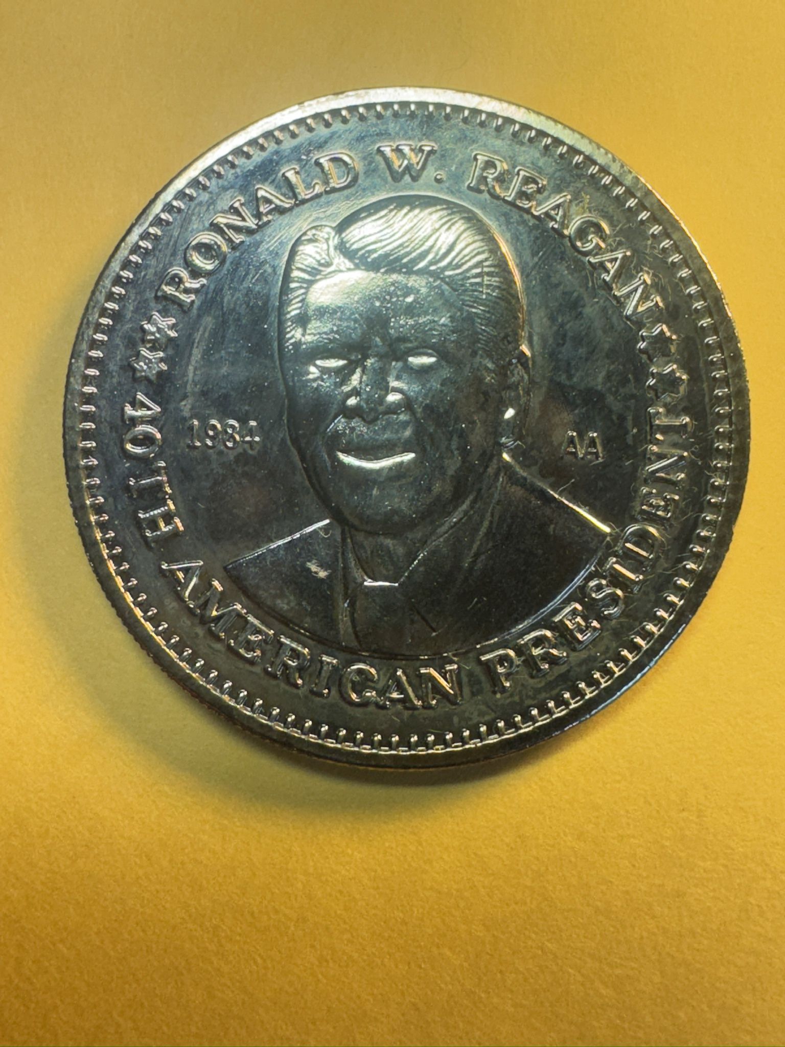 Ronald W Reagan Double Eagle 1984 AA Medal