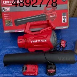 Craftsman Axial Leaf Blower Battery And Charger Included