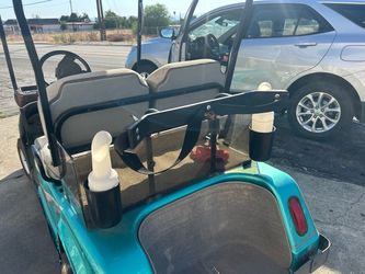 Teal Golf Cart for two