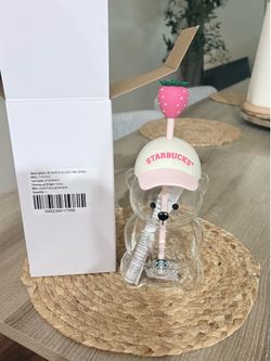 Bearista Glass Pink Cup