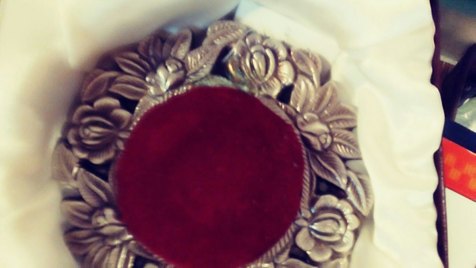 Victorian Sterling pin cusion