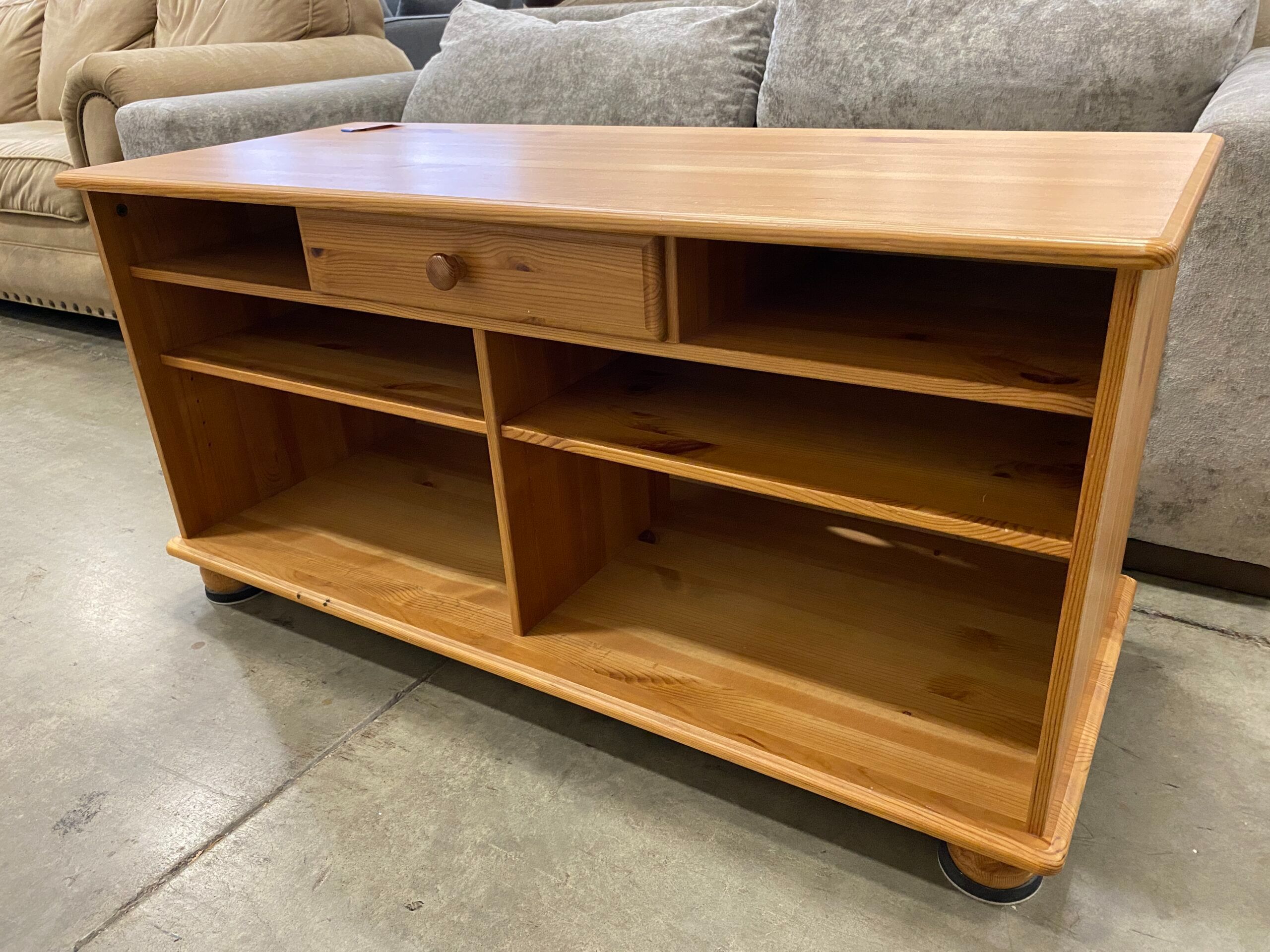 Wooden TV Stand with Drawer