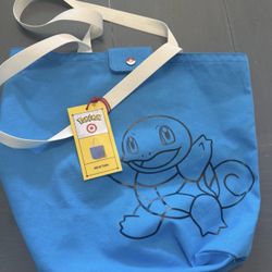 Pokemon Squirtle Tote Bag Blue All In Tote Shoulder Bag Reusable Shopper New