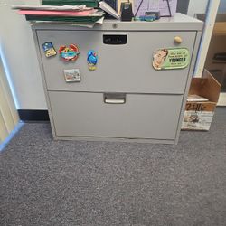 Office Two Drawers File Cabinet 