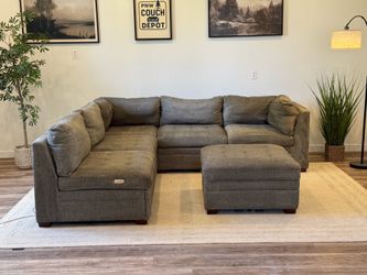 Gray Costco Thomsonvill modular electric recliner sectional couch delivery available