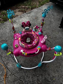 Pink baby exerciser