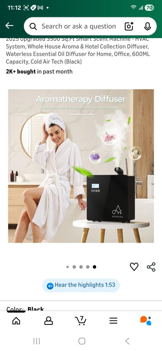 3500 Sq.Ft Smart Scent Machine