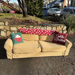 ***FREE**Tan Sofa Couch 