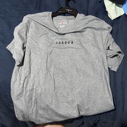 Gray XL Jordan Shirt