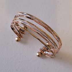 Ladies Gold, Copper & Silver Bracelets