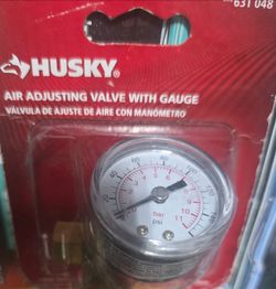 Air adjustable valve gauge