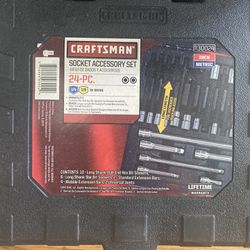 Craftsman 24 Piece Socket Accessory Kit