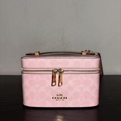 Coach Powder Pink Cosmetic Case