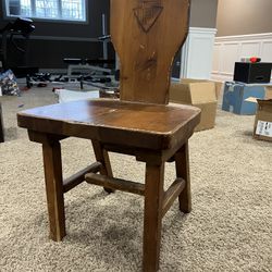 Vintage Milking Chair - Solid
