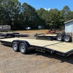 New 7x24 Heavy Duty Car Hauler Trailer