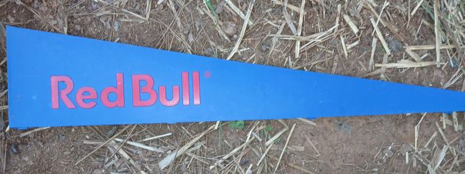 Red Bull Plastic Sign