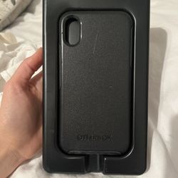 BLACK OTTERBOX IPHONE X CASE