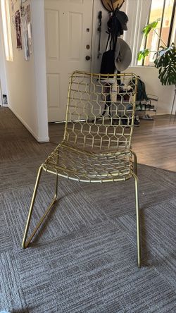 Fancy gold chair