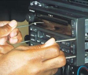 Car audio installation