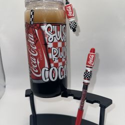 Coke Snowglobe Tumbler Set