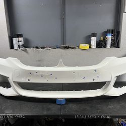 2017-2018-2019-2020 BMW 5 series M550i FRONT BUMPER OEM USED #9384