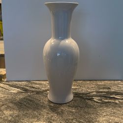 16 1/2” Tall White Vase