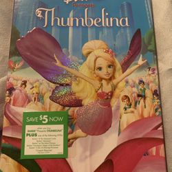 Like New Barbie Thumbelina DVD