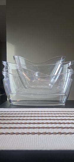 3 Acrylic Ice Buckets