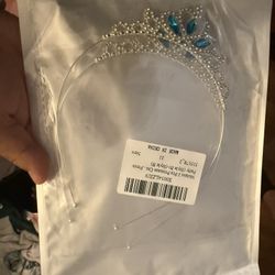 Child Costume Tiaras Silver And Blue