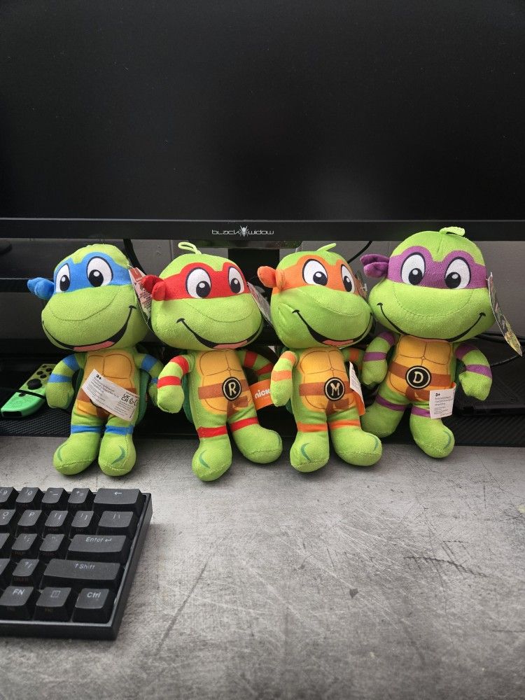 turtles ninja plushies