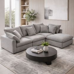 CLOUD SECTIONAL 🤍🤍 5 Piece ! Fast Delivery!!!! 🚚  