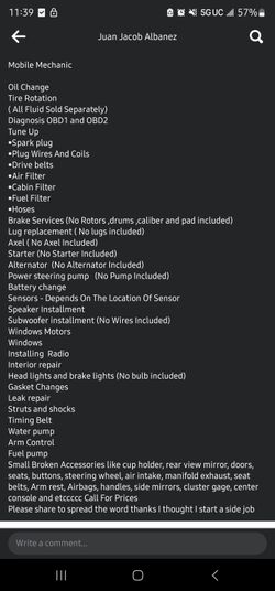 Automotive Work Tools